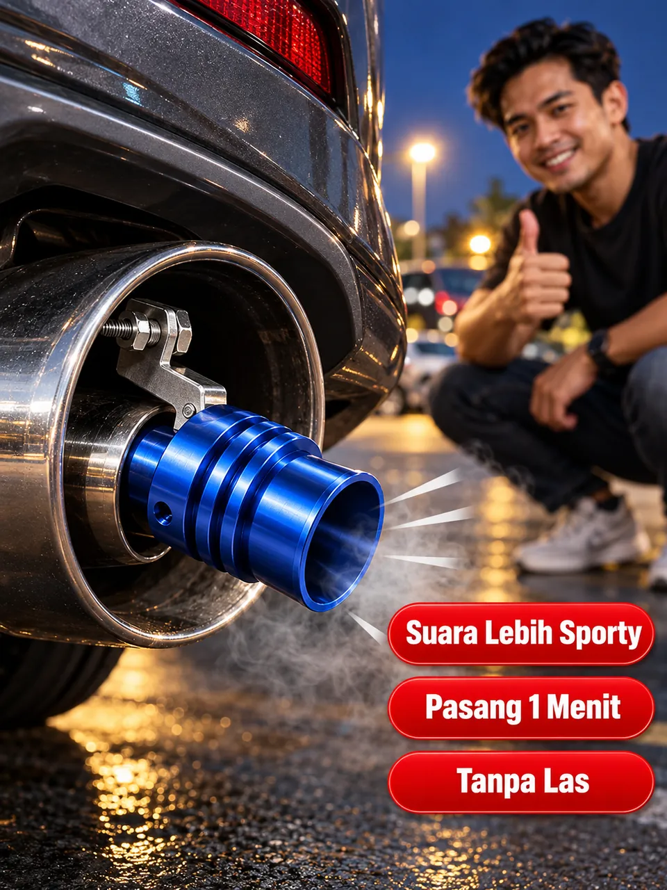 Suara Mobil Gitu-Gitu Aja? Sekarang Ada Efek Siulan Turbo, Pasang Cuma 1 Menit
